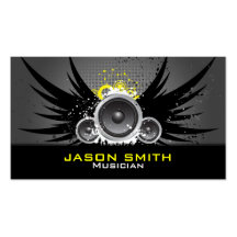 Grunge Music Business Card