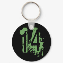 GRUNGE NUMBER 14 keychains