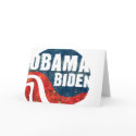 Grunge Obama Biden Greeting Card