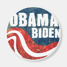Grunge Obama Biden Magnet