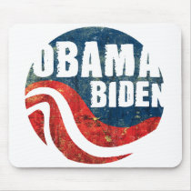Grunge Obama Biden Mousepad