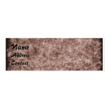 Grunge Paper Profile Card Business Card