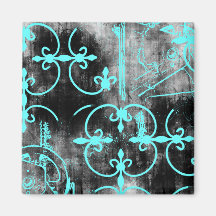 Grunge Pattern 105 Refrigerator Magnets