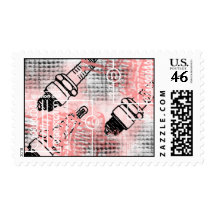 Grunge Pattern 26 Postage