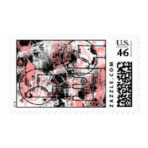 Grunge Pattern 27 Postage Stamp