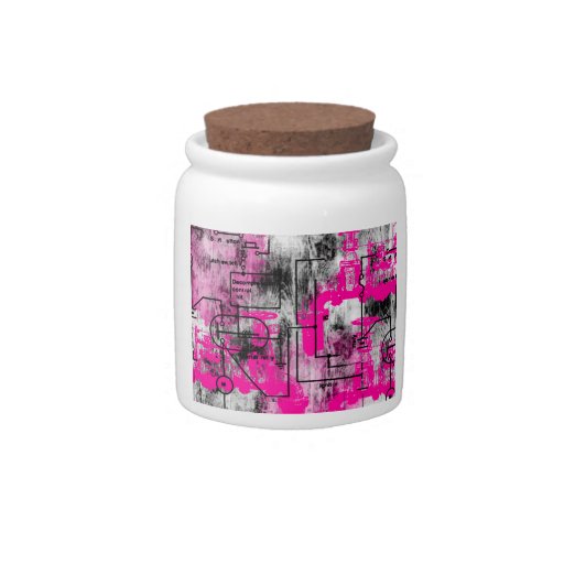Grunge Pattern 35 Candy Jars