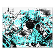 Grunge Pattern 37 Photo Print