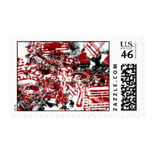 Grunge Pattern 45 Postage