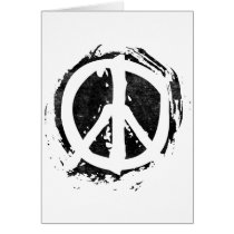 Grunge Peace Symbol cards