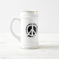 Grunge Peace Symbol Mug