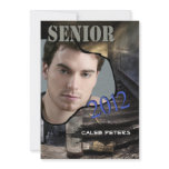 Grunge Photo 2012 Graduation Announcement Template