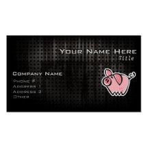 Grunge Pig Business Card
