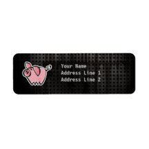 Grunge Pig Labels