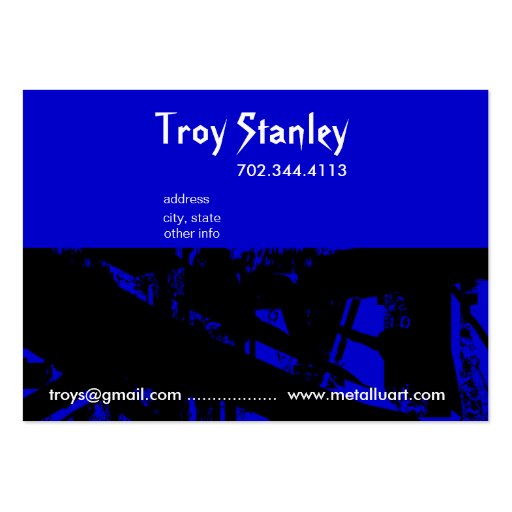 Grunge Pirate Business Card template (back side)