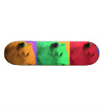polar bear, pop art, popart, pop art polar bear, polar bear face, multi-panel, grunge pop art, grunge, colorful, tharmonart