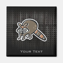 Grunge Raccoon Magnets