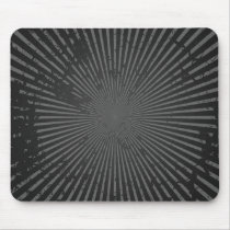 Grunge Radial Pattern: Custom Template Mousepad