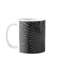 Grunge Radial Pattern: Custom Template Mugs