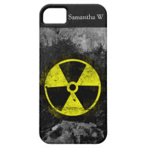 Grunge Radioactive Symbol iPhone 5 Cases