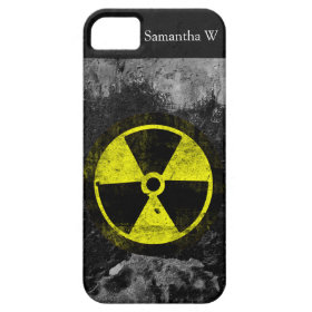 Grunge Radioactive Symbol iPhone 5 Cases