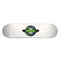 Grunge Rebel Banner Skate Board
