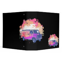 grunge retro hippie van notebook binder by doonidesigns grunge retro hippie van notebook binder