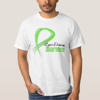 Grunge Ribbon Lyme Disease Awareness Shirt
