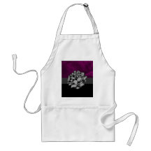 Grunge Rose Design in Pink Aprons