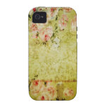 Grunge Rose Wallpaper iPhone 4 Case