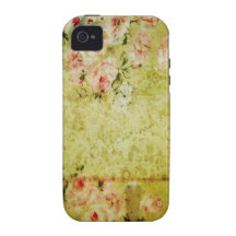 Grunge Rose Wallpaper iPhone 4 Case