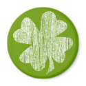Grunge Shamrock magnets by irishluck Grunge Shamrock magnets