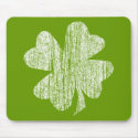 Grunge Shamrock mousepads by irishluck Grunge Shamrock mousepads