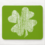 Grunge Shamrock mousepads