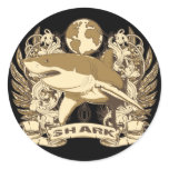 Grunge Shark stickers