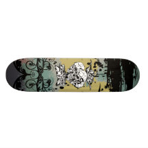 Grunge Skull Skateboard