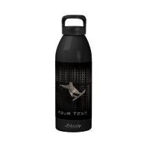 Grunge Snowboarding Drinking Bottle