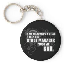 Grunge Stage Manager God Keychains