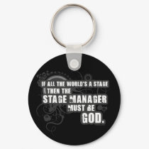 Grunge Stage Manager God keychains