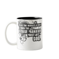Grunge Stage Manager God Coffee Mugs