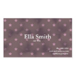 Grunge Star business card