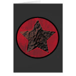 Grunge Star Greeting Card
