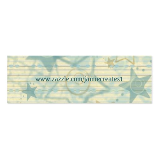 Grunge Stars and Stripes Profile / Business Card (back side)