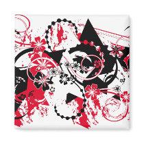 grunge stars magnets by VioDeSign grunge stars magnets