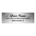 Grunge Steel Metal Look Business Cards