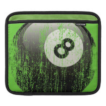Grunge Style 8 Ball Ipad Sleeve