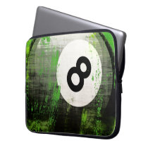 Grunge Style 8 Ball Laptop Sleeve