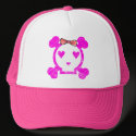 GRUNGE STYLE EMO GIRL SKULL hats