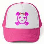 GRUNGE STYLE EMO GIRL SKULL hats
