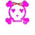 GRUNGE STYLE EMO GIRL SKULL t-shirts