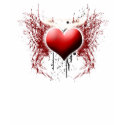 Grunge Style Heart Tank Top T-Shirt